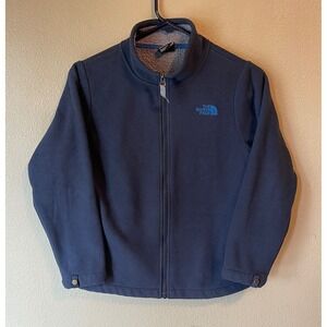 The North Face Kids Full Zip Fleece Jacket Blue Boy's Size M (10/12)
